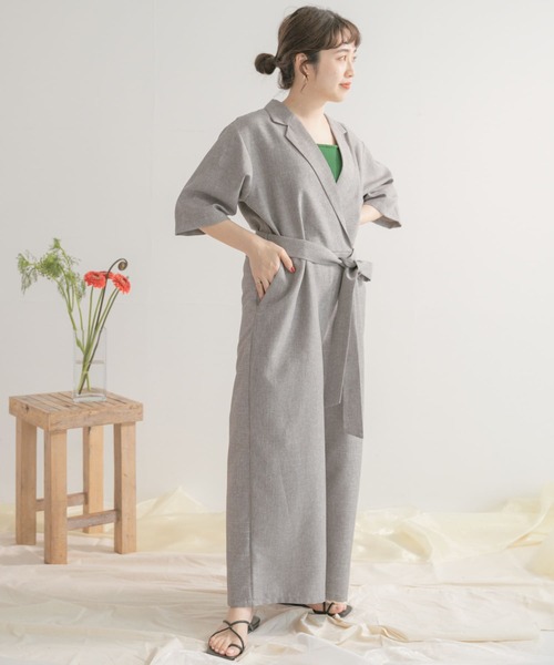 ITEMS URBANRESEARCH(アイテムズ アーバンリサーチ)の「オールインワン(つなぎ/オールインワン・レディース・ブラック/ブラウン・FREE)」の17枚目の写真