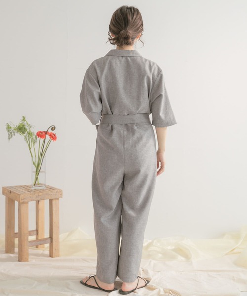 ITEMS URBANRESEARCH(アイテムズ アーバンリサーチ)の「オールインワン(つなぎ/オールインワン・レディース・ブラック/ブラウン・FREE)」の18枚目の写真