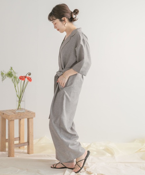 ITEMS URBANRESEARCH(アイテムズ アーバンリサーチ)の「オールインワン(つなぎ/オールインワン・レディース・ブラック/ブラウン・FREE)」の19枚目の写真