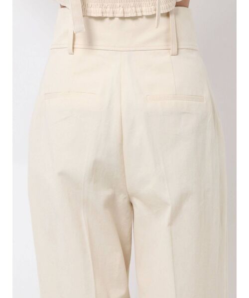 EMODA（エモダ）の「ハイウエストセミワイドパンツ（その他パンツ・レディース・ベージュ/ブラック/ブルー/アイボリー・MEDIUM/SMALL）」の8枚目の写真