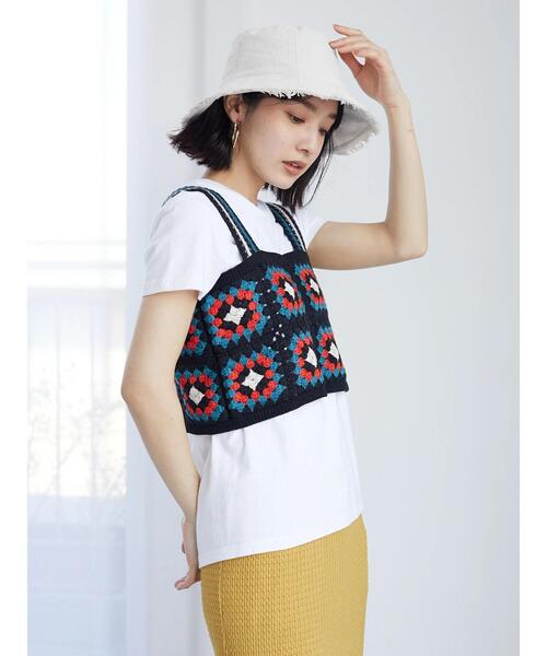 Green　Parks（グリーンパークス）の「・リネン風 チューリップハット（ハット・レディース・ベージュ/チャコールグレー・FREE）」の13枚目の写真