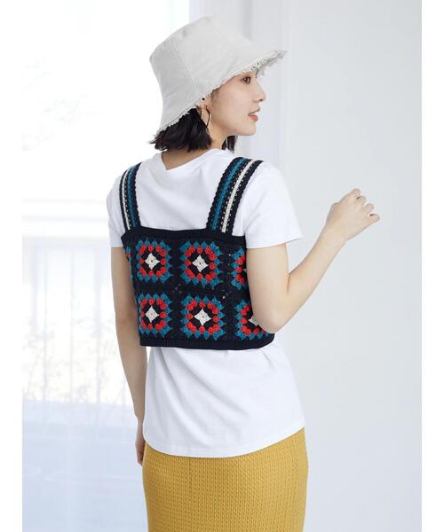 Green　Parks（グリーンパークス）の「・リネン風 チューリップハット（ハット・レディース・ベージュ/チャコールグレー・FREE）」の14枚目の写真