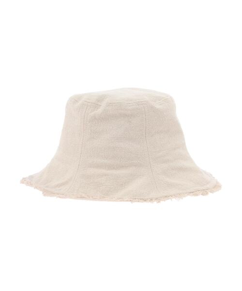 Green　Parks（グリーンパークス）の「・リネン風 チューリップハット（ハット・レディース・ベージュ/チャコールグレー・FREE）」の17枚目の写真