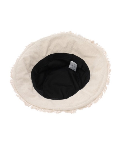 Green　Parks（グリーンパークス）の「・リネン風 チューリップハット（ハット・レディース・ベージュ/チャコールグレー・FREE）」の3枚目の写真