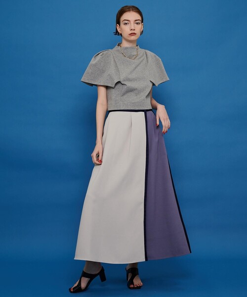 CITY TOKYO（シティトウキョウ）の「パワースリーブトップス（Tシャツ/カットソー・レディース・ホワイト/グレー/ブルー・FREE）」の19枚目の写真