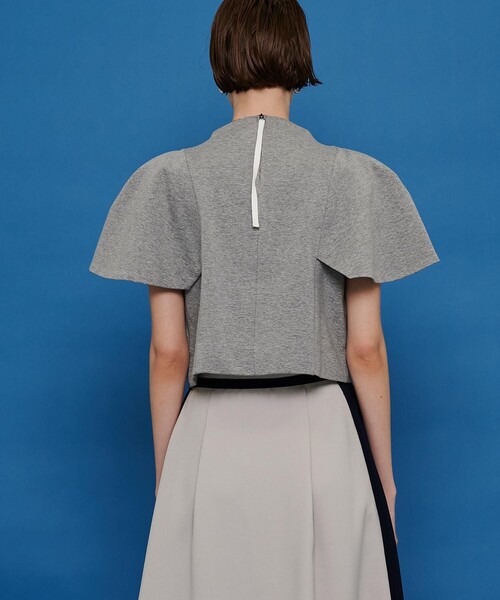 CITY TOKYO（シティトウキョウ）の「パワースリーブトップス（Tシャツ/カットソー・レディース・ホワイト/グレー/ブルー・FREE）」の22枚目の写真