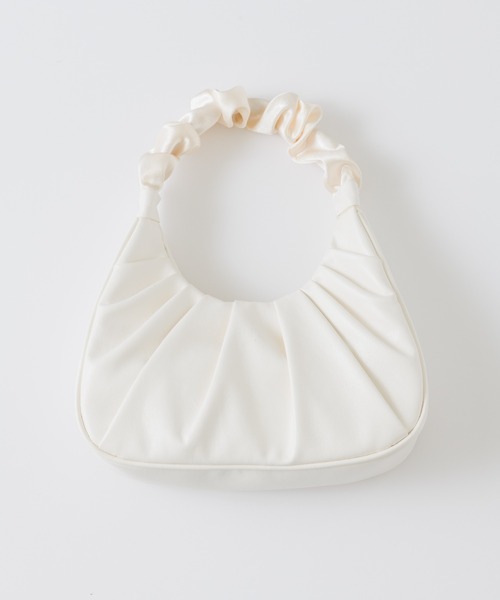 NEUNA（ヌナ）の「ギャザーハンドルバッグ（ハンドバッグ・レディース・ホワイト/ブラック/グリーン・FREE）」の12枚目の写真