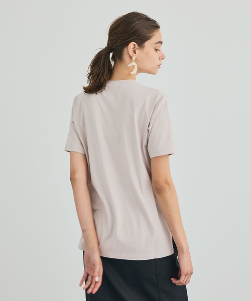 UNITED TOKYO（ユナイテッドトウキョウ）の「SUVINスリープライTシャツ（Tシャツ/カットソー・レディース・ホワイト/ブラック/ベージュ/ブルー・1/2）」の15枚目の写真