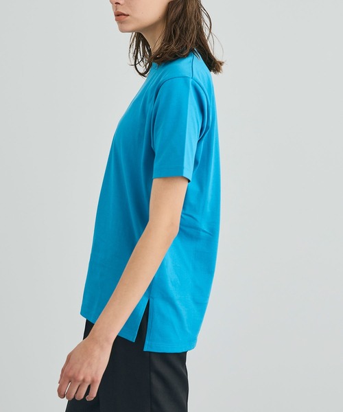 UNITED TOKYO（ユナイテッドトウキョウ）の「SUVINスリープライTシャツ（Tシャツ/カットソー・レディース・ホワイト/ブラック/ベージュ/ブルー・1/2）」の22枚目の写真