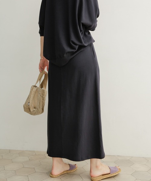 URBAN RESEARCH DOORS（アーバンリサーチドアーズ）の「『セットアップ対応』コットンカットスカート（スカート・レディース・ベージュ/ネイビー・MEDIUM）」の9枚目の写真