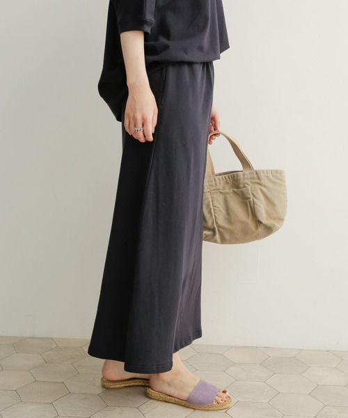 URBAN RESEARCH DOORS（アーバンリサーチドアーズ）の「『セットアップ対応』コットンカットスカート（スカート・レディース・ベージュ/ネイビー・MEDIUM）」の10枚目の写真