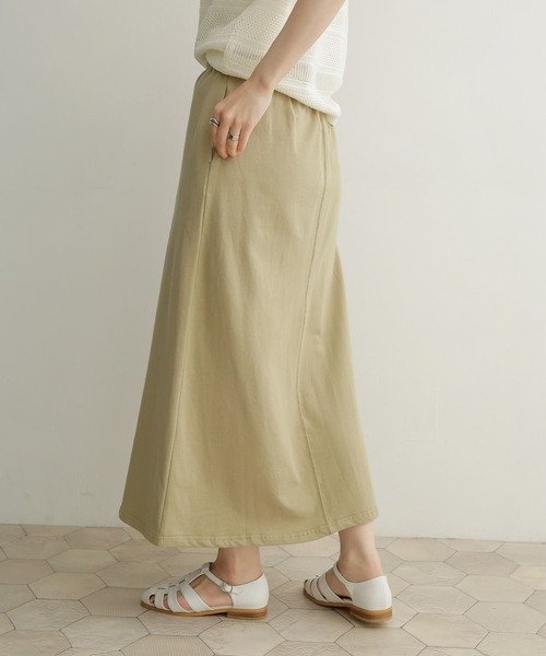 URBAN RESEARCH DOORS（アーバンリサーチドアーズ）の「『セットアップ対応』コットンカットスカート（スカート・レディース・ベージュ/ネイビー・MEDIUM）」の19枚目の写真