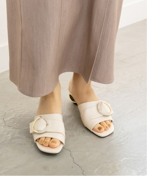 RANDA（ランダ）の「変形ヒールミュールサンダル（サンダル・レディース・ブラック/ベージュ/アイボリー・LL/S/M/L）」の11枚目の写真