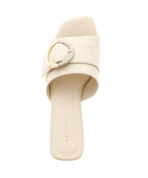 RANDA（ランダ）の「変形ヒールミュールサンダル（サンダル・レディース・ブラック/ベージュ/アイボリー・LL/S/M/L）」の18枚目の写真