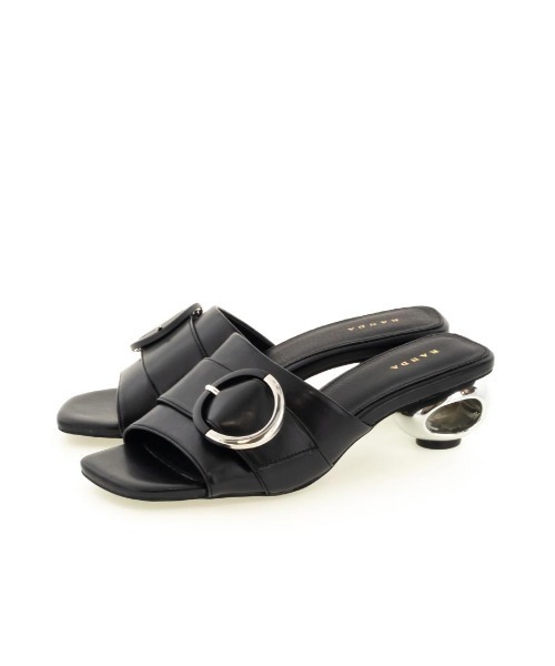 RANDA（ランダ）の「変形ヒールミュールサンダル（サンダル・レディース・ブラック/ベージュ/アイボリー・LL/S/M/L）」の16枚目の写真