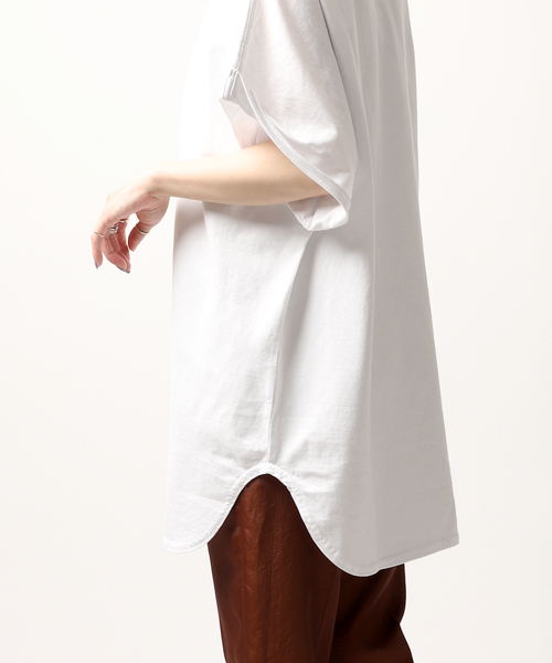 JOINT WORKS(ジョイントワークス)の「【ALORE/アローレ】ルーズTシャツ(Tシャツ/カットソー・レディース・ホワイト/パープル/ブラック系その他・FREE)」の7枚目の写真