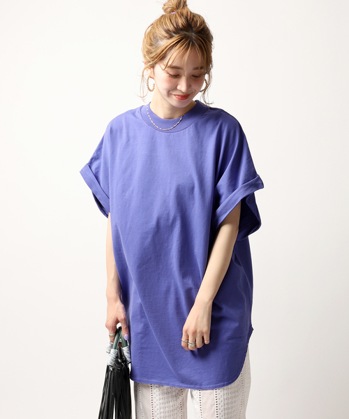 JOINT WORKS(ジョイントワークス)の「【ALORE/アローレ】ルーズTシャツ(Tシャツ/カットソー・レディース・ホワイト/パープル/ブラック系その他・FREE)」の12枚目の写真