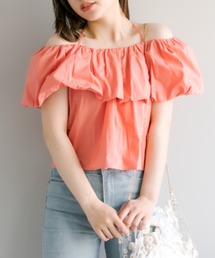 OLIVE des OLIVE | バルーン衿オフショルプルオーバー(シャツ/ブラウス)