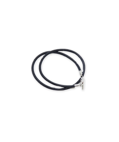 FACTOTUM（ファクトタム）の「【FACTOTUM】レザーコード2連ブレスレット（ブレスレット・メンズ・ブラック/ブラウン・FREE）」の3枚目の写真