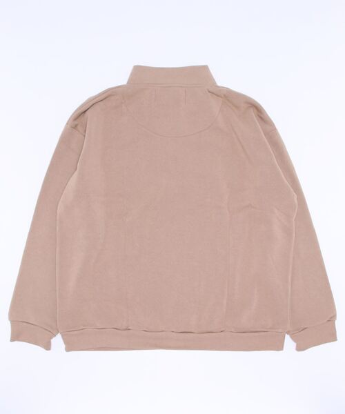 sunny branch（サニーブランチ）の「【ISLAND PEAK】パイル裏起毛ハーフZIPハイネック（スウェット・レディース・ベージュ・X-LARGE/LARGE）」の2枚目の写真
