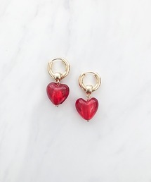 2wayハートピアス