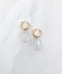 2wayハートピアス
