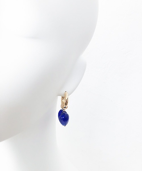 TIMELESS&THREE（タイムレスアンドスリー）の「2wayハートピアス（ピアス（両耳用）・レディース・ブルー/ターコイズブルー/グリーン/レッド/ホワイト/ライトグリーン/ピンク/ダークブルー/レッド系その他・FREE）」の20枚目の写真