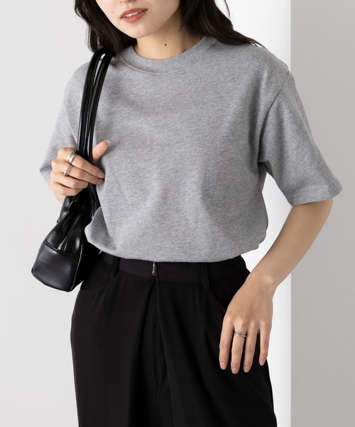 LIFEMAX(ライフマックス)の「【LIFEMAX】10.2オンススーパーヘビーウェイトTシャツ コットン半袖無地T 綿 厚手 MS1156(Tシャツ/カットソー・メンズ・ブラック/グレー/グレイッシュベージュ/ホワイト/ベージュ/サックスブルー・L/S/XL/M)」の3枚目の写真