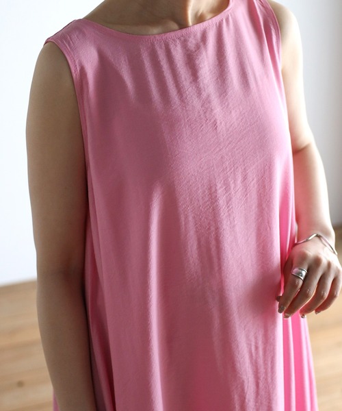 r.（アールドット）の「シアーストライプ バックリボンワンピース（ワンピース・レディース・ホワイト/ライトブルー/ブラック/ピンク/ライム/グリーン・FREE）」の20枚目の写真