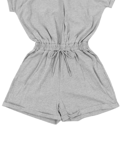 Figments（フィグメンツ）の「カットロンパース（サロペット/オーバーオール・レディース・ブラック/グレー・FREE）」の6枚目の写真