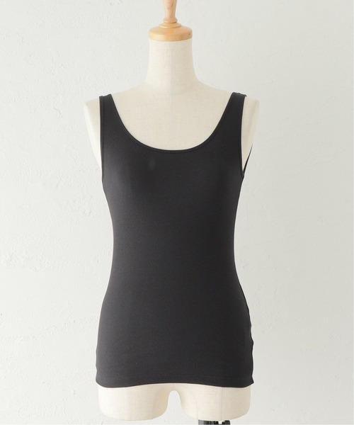 Spick & Span（スピックアンドスパン）の「Silk Staple Cotton テレコタンク（タンクトップ・レディース・ブラック/ホワイト/モカ・FREE）」の11枚目の写真