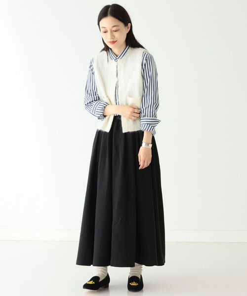 BEAMS BOY（ビームスボーイ）の「BEAMS BOY / チャイナボタン ベスト（ベスト・レディース・オフホワイト/サックスブルー/イエロー系その他3・ONE SIZE）」の11枚目の写真