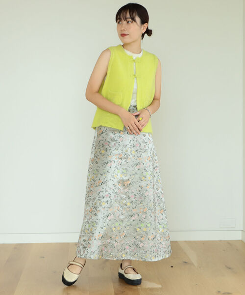 BEAMS BOY（ビームスボーイ）の「BEAMS BOY / チャイナボタン ベスト（ベスト・レディース・オフホワイト/サックスブルー/イエロー系その他3・ONE SIZE）」の20枚目の写真