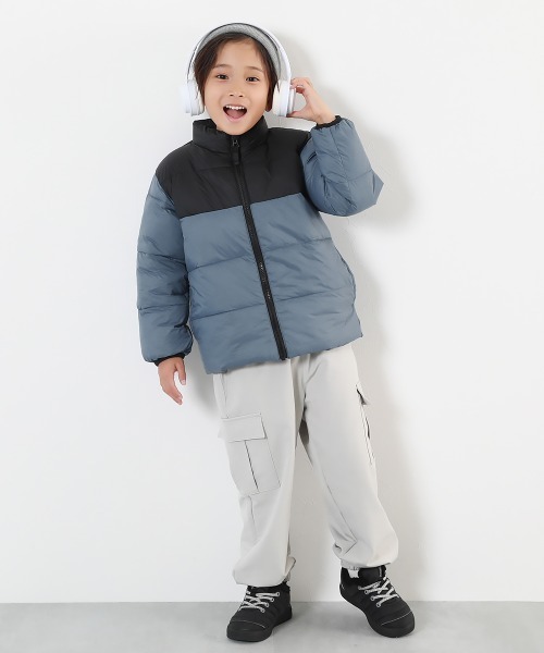 セール】洗える ファイバーダウン スタンドカラー ライト ジャケット