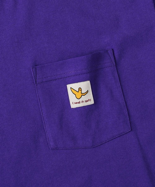 （What it isNt）ART BY MARKGONZALES（ワットイットイズント）の「【(What it isNt)】ワンポイントプリントＴ（Tシャツ/カットソー・メンズ・ホワイト/パープル/ケリーグリーン/ブラック/オレンジ・S/L/XL/M）」の11枚目の写真