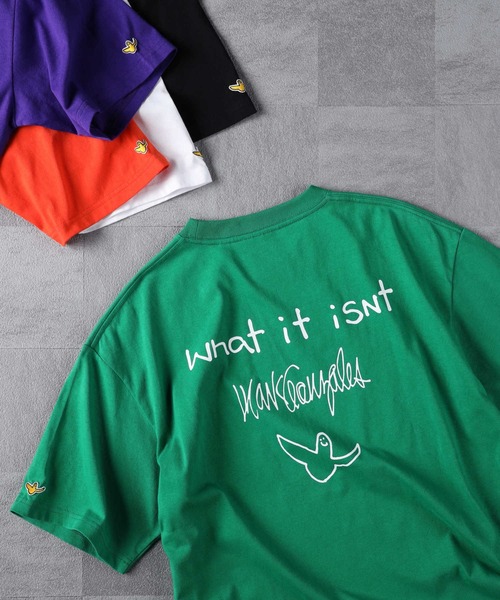（What it isNt）ART BY MARKGONZALES（ワットイットイズント）の「【(What it isNt)】ワンポイントプリントＴ（Tシャツ/カットソー・メンズ・ホワイト/パープル/ケリーグリーン/ブラック/オレンジ・S/L/XL/M）」の21枚目の写真