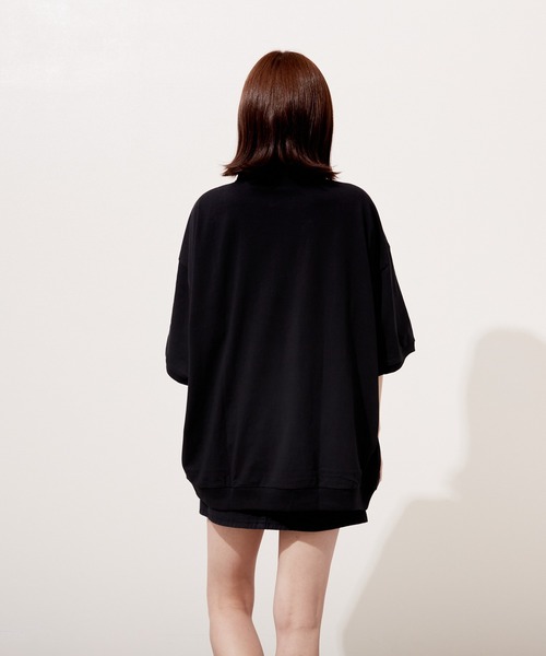 VIBGYOR(ヴィブジョー)の「ハーフZIP 刺繍 半袖 Hi/N(BEY)(Tシャツ/カットソー・メンズ・ロイヤルブルー/ブラック/アッシュグレー・MEDIUM/LARGE)」の10枚目の写真