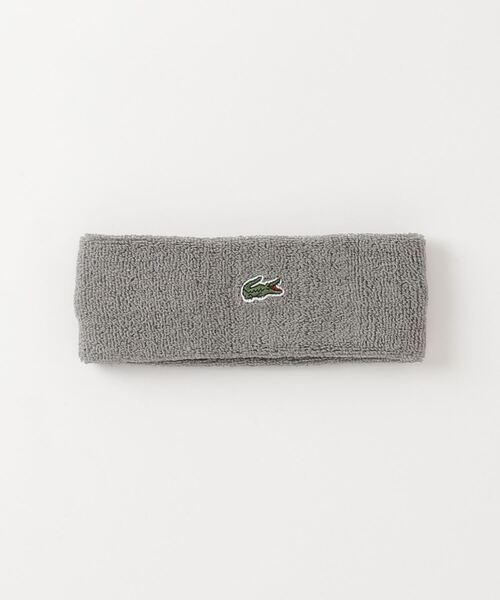 LACOSTE(ラコステ)の「LACOSTE/ラコステ/head band/ヘアバンド(ヘアバンド・メンズ・グレー/レッド/グリーン・F)」の2枚目の写真