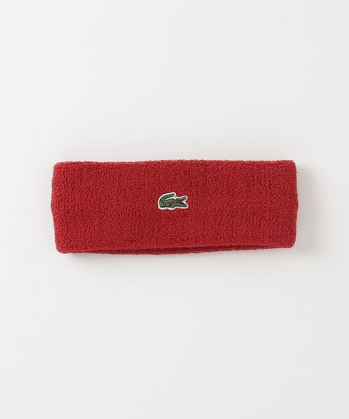 LACOSTE(ラコステ)の「LACOSTE/ラコステ/head band/ヘアバンド(ヘアバンド・メンズ・グレー/レッド/グリーン・F)」の1枚目の写真