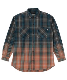 EXAMPLE CHECK CANVAS BLEACHING L/S SHIRTS