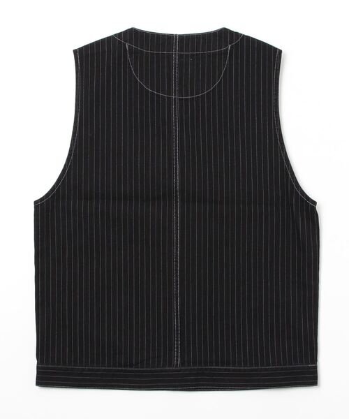 schott（ショット）の「【直営店限定】Schott/ショット/OLD HICKORY DENIM VEST/オールドヒッコリー ベスト（ベスト・メンズ・ブラック/その他4・M/L/2XL/XL）」の4枚目の写真