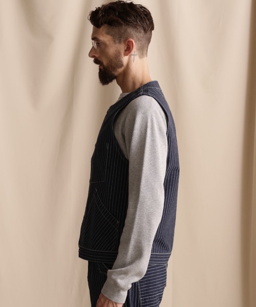 schott（ショット）の「【直営店限定】Schott/ショット/OLD HICKORY DENIM VEST/オールドヒッコリー ベスト（ベスト・メンズ・ブラック/その他4・M/L/2XL/XL）」の13枚目の写真