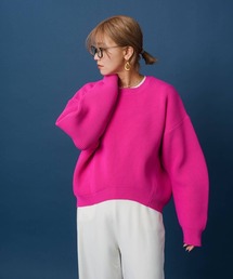 bohmal | 変形アーム前後差カラフルダンボールニット(ニット/セーター)