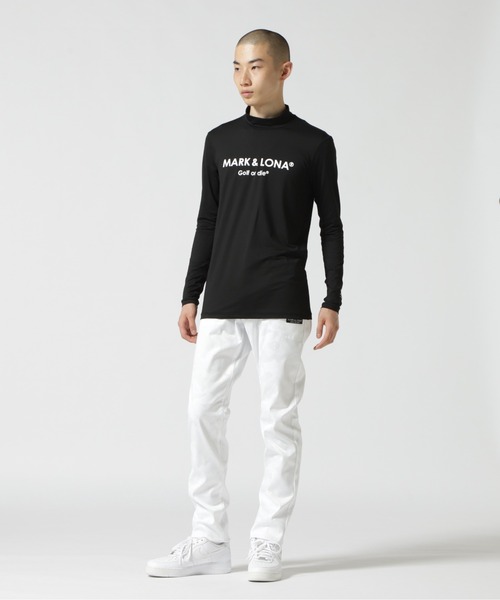 MARK & LONA(マークアンドロナ)の「MARK&LONA/マークアンドロナ/Mercury Fitted Mock(Tシャツ/カットソー・メンズ・ブラック/オレンジ/ホワイト・46/48/50)」の15枚目の写真