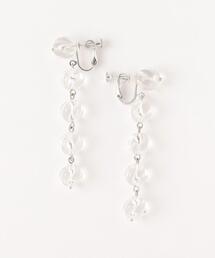 LOEFF | <Haute Joaillerie AKIO MORI>クリスタル イヤリング 10mm(イヤリング)