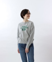 【Champion/チャンピオン】レディース クルーネックスウェットシャツ