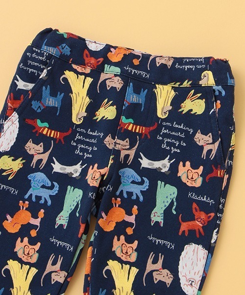 kladskap(クレードスコープ)の「総柄ロング丈レギパン(その他パンツ・キッズ・ネイビー・100cm/120cm/110cm/80cm/90cm)」の4枚目の写真