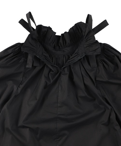 MIRO AMURETTE（ミロアミュレット）の「volume ribbon blouse/ボリュームリボンブラウス（シャツ/ブラウス・レディース・ホワイト/ブラック/ピンク・FREE）」の16枚目の写真