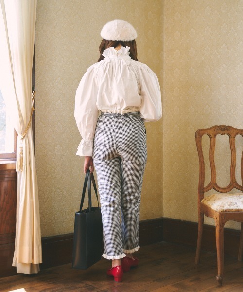 MIRO AMURETTE（ミロアミュレット）の「volume ribbon blouse/ボリュームリボンブラウス（シャツ/ブラウス・レディース・ホワイト/ブラック/ピンク・FREE）」の20枚目の写真