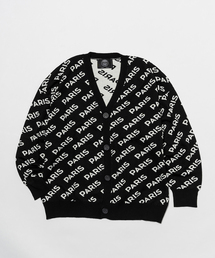 【Paris Saint-Germain】インターシャ PARIS 総柄 カーディガン